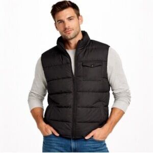 Old Navy Men's Dark Puffer Vest